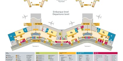 サンパウロの空港地図