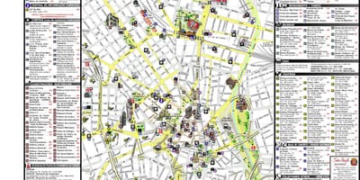 サンパウロの観光地図