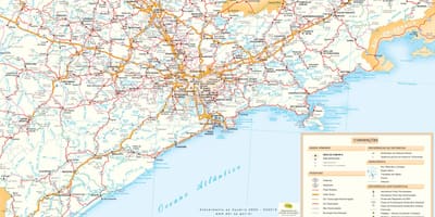 サンパウロの道路地図