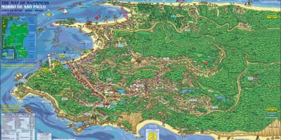 モホジサンパウロの地図