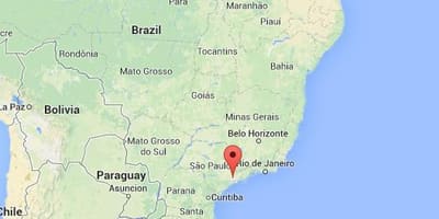 サンパウロの地図